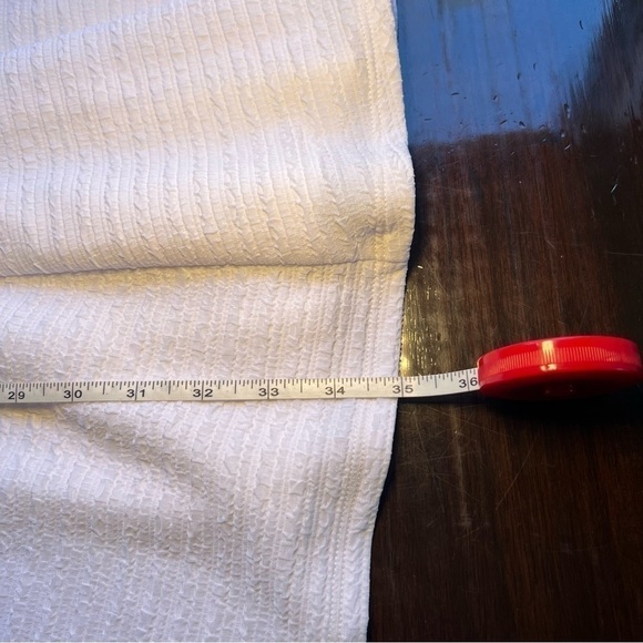 Dress Barn Woman’s Dress White With Sliver Studded Neckline Size 12 - Picture 8 of 11